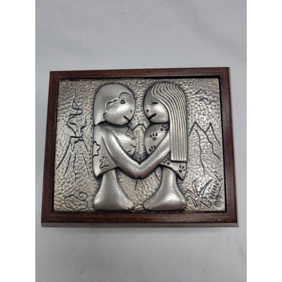 Brunel Art in Silver Trinket/Jewelry Box